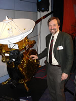Cassini_Huygens Modell and Professor Schilling